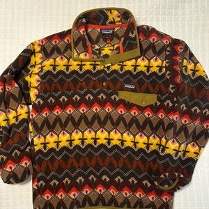 Patagonia Synchilla Snap T- Big Logwood Brown color- Size Men’s M- NWOT